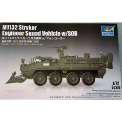TRUMPETER 07456 Stryker M1132 Engineer Squad Vehicle - 1:72