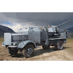 TRUMPETER 09593 Mercedes-Benz L4500A Maultier z działkiem 3,7cm Flak 37 - 1:35