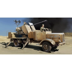 TRUMPETER 09595 Mercedes Benz L4500A z działem 5cm Flak 41 I - 1:35