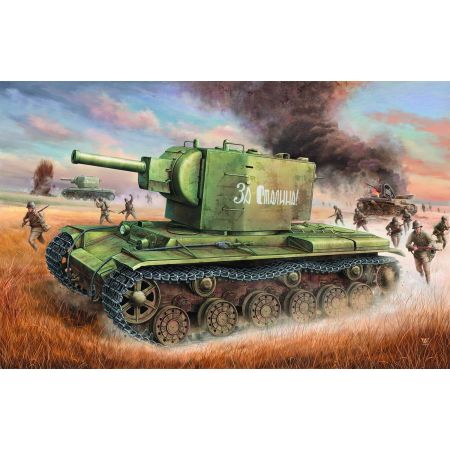 TRUMPETER 00312 Soviet KV-2 Heavy Tank - 1:35