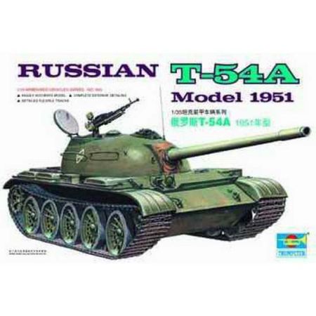 TRUMPETER 00340 Czołg T-54A 1951 (polskie malowanie) - 1:35