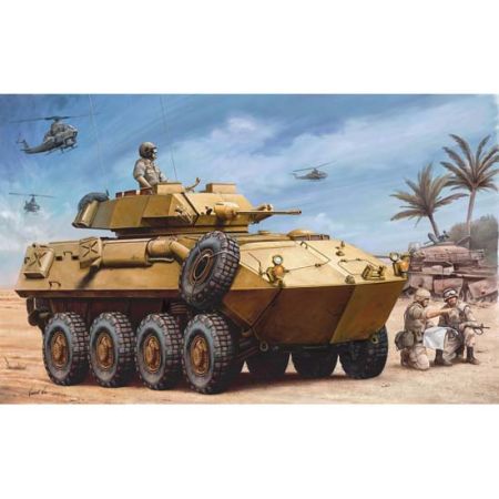 TRUMPETER 00349 Transporter opancerzony USMC LAV25 Piranha - 1:35