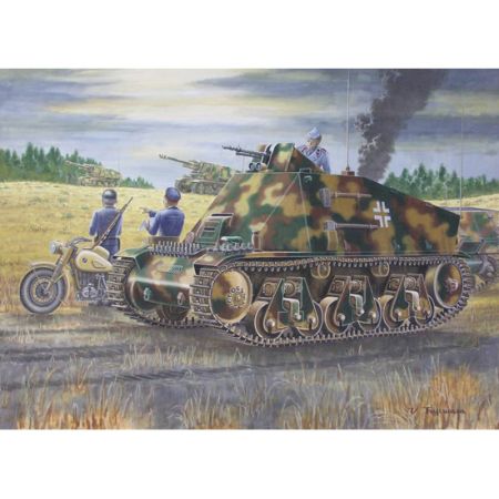 TRUMPETER 00355 Hotchkiss 38(f) German Observation Befehlspanzer - 1:35