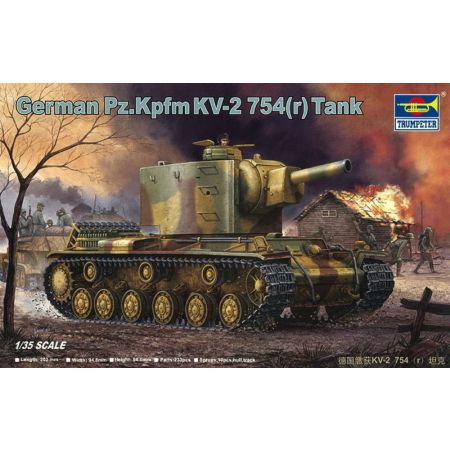 TRUMPETER 00367 Czołg Beutepanzer PzKpfw 754/r/ - 1:35
