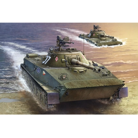 TRUMPETER 00382 Polski lekki czołg pływający PT-76B - 1:35