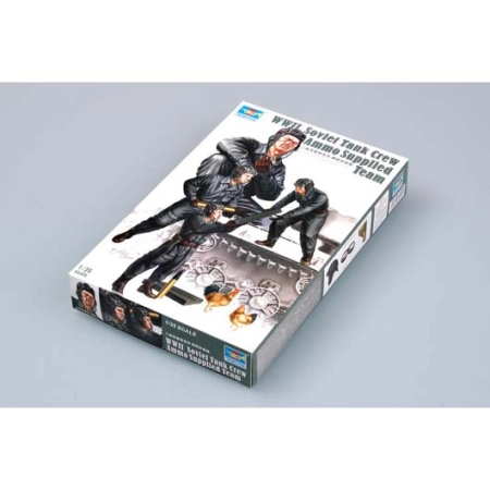 TRUMPETER 00411 Figurki - Czerwonoarmiści - zaopatrzenie czołgu - 1:35