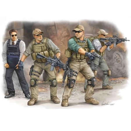 TRUMPETER 00420 Figurki - PMC in Iraq VIP Protection - 1:35