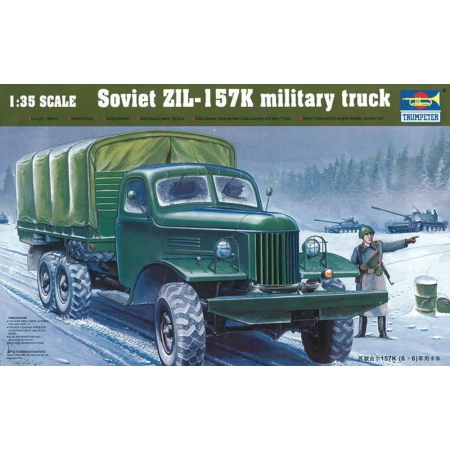 TRUMPETER 01003 Samochód ciężarowy ZIL-157K - 1:35