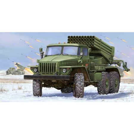 TRUMPETER 01013 Russian BM-21 Hail MRL -Early - 1:35