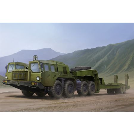TRUMPETER 01056 MAZ-7410 z naczepą CHMZAP-5247G - 1:35