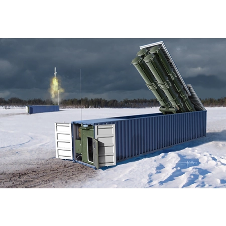 TRUMPETER 01077 System rakietowy 3M54 Club-k w kontenerze 40st. - 1:35