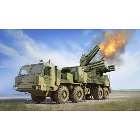 TRUMPETER 01087 Wyrzutnia rakiet 72V6 96k6 Pantsir-S1 SPAAGM na podwoziu BAZ-6909 - 1:35