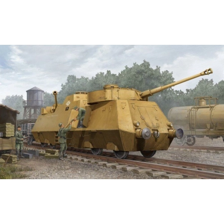 TRUMPETER 01516 Wagon artyleryjski z niemieckiego pociągu pencernego 51 - 1:35