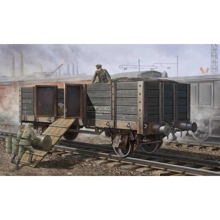 TRUMPETER 01517 Wagon towarowy odkryty DR 5060 - 1:35