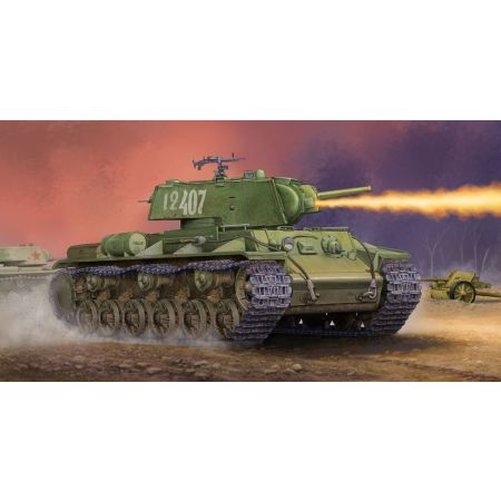 TRUMPETER 01568 Ciężki czołg KV-8S Welded turret - 1:35