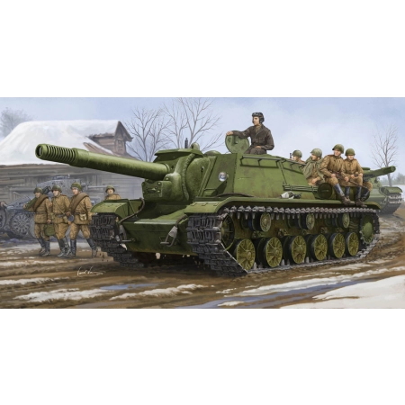 TRUMPETER 01571 Ciężkie działo samobieżne SU-152 - 1:35