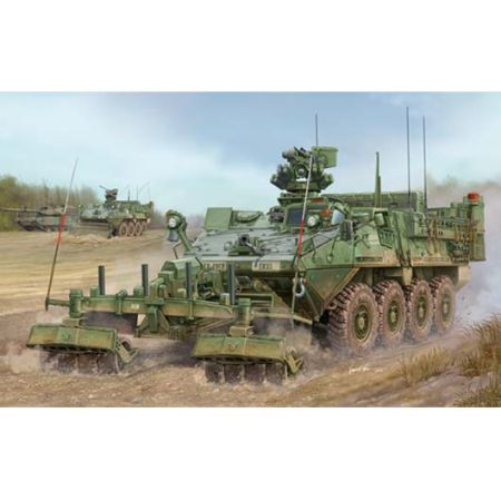 TRUMPETER 01574 M1132 Stryker z trałem przeciwminowym SOB - 1:35