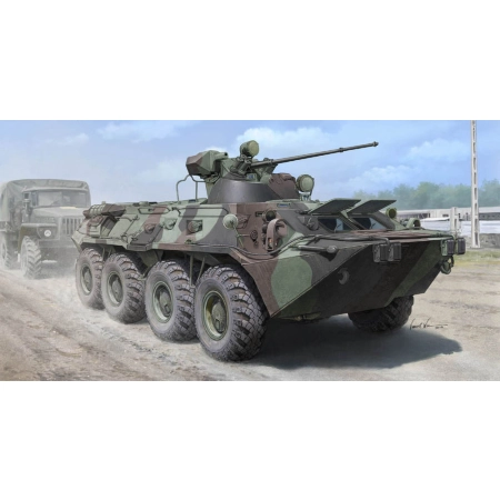 TRUMPETER 01595 Transporter opancerzony BTR-80A APC - 1:35