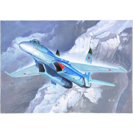 TRUMPETER 01660 Russian Su-27 Flanker B Fighter - 1:72