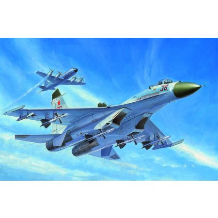 TRUMPETER 01661 Russian Su-27 Early type Fighter - 1:72