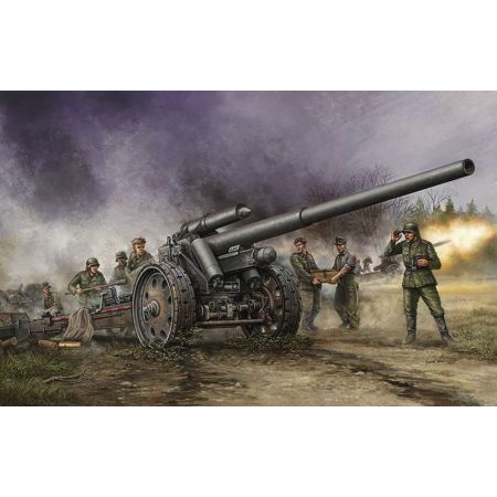 TRUMPETER 02305 German s.10cm K.18 Cannon - 1:35