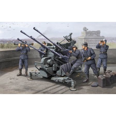 TRUMPETER 02309 FLAK 38 (German 2.0cm anti-aircraft guns) - 1:35