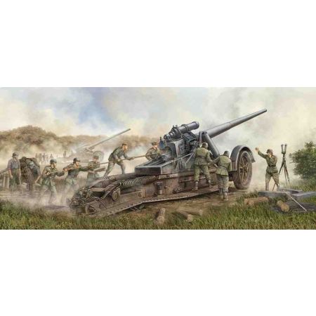 TRUMPETER 02313 German 17cm Kanone 18 Heavy Gun - 1:35