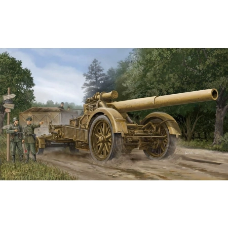 TRUMPETER 02314 Niemiecka haubica 21 cm Mörser 18 - 1:35