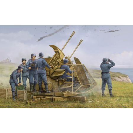 TRUMPETER 02347 German 37mm Flak 43 Zwilling - 1:35