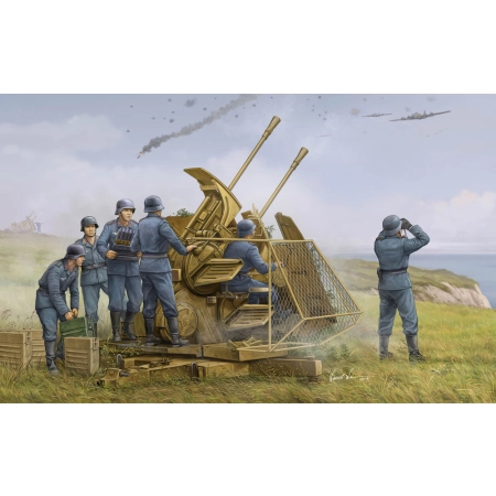 TRUMPETER 02347 German 37mm Flak 43 Zwilling - 1:35