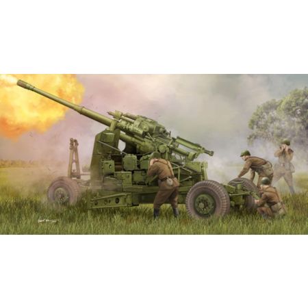 TRUMPETER 02349 Soviet 100mm Air Defence Gun KS-19M2 - 1:35