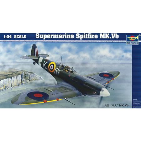 TRUMPETER 02403 Supermarine Spitfire Mk. Vb (polskie malowanie) - 1:24