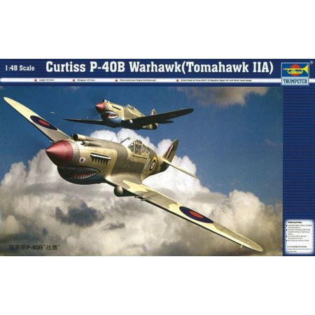 TRUMPETER 02807 Curtiss P-40B Warhawk - 1:48