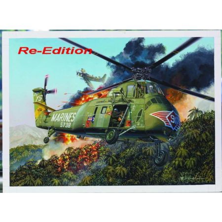 TRUMPETER 02881 Helikopter H-34 US Maines - 1:48