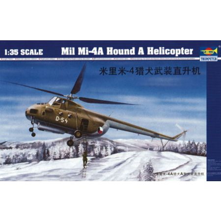 TRUMPETER 05101 Helikopter MI-4A HOUND A (polskie malowanie) - 1:35
