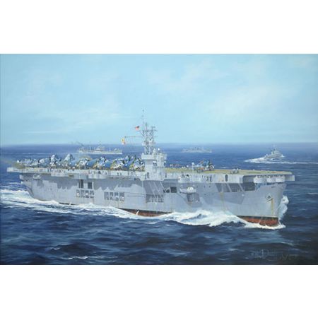 TRUMPETER 05369 Lotniskowiec CVE-26 USS Sangamon - 1:350