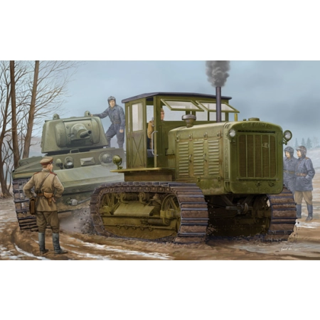 TRUMPETER 05539 Russian ChTZ S-65 Tractor with Cab - 1:35
