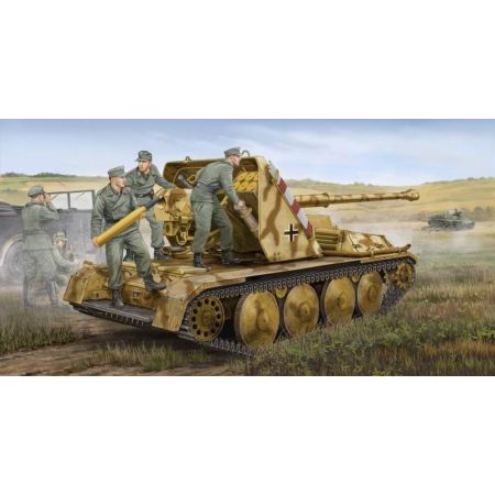 TRUMPETER 05550 German 8.8cm PAK-43 Waffentrager Self Propelled Gun - 1:35