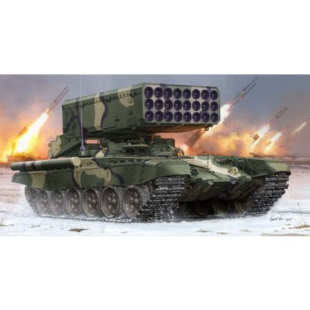 TRUMPETER 05582 Russian TOS-1 24-Barrel Multiple Rocket Launcher - 1:35