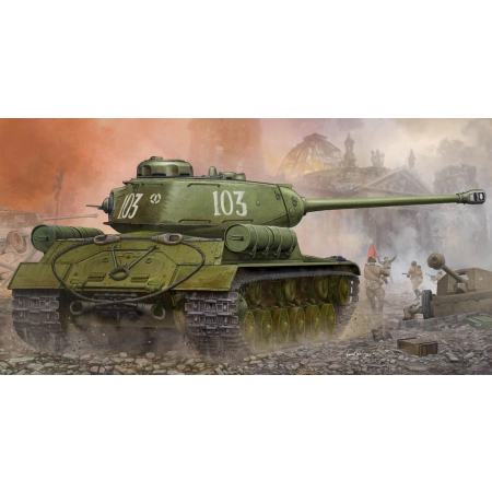 TRUMPETER 05588 Soviet JS-2 Heavy Tank (polskie malowanie) - 1:35