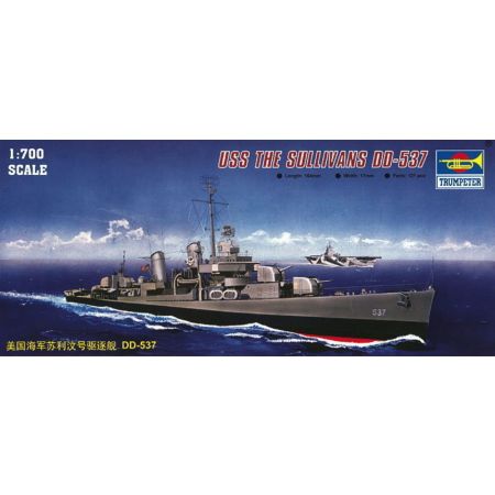 TRUMPETER 05731 USS The Sullivans (DD-537) - 1:700