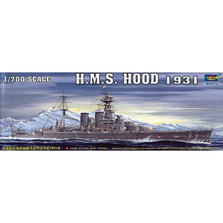 TRUMPETER 05741 Krążownik HMS Hood 1931 - 1:700