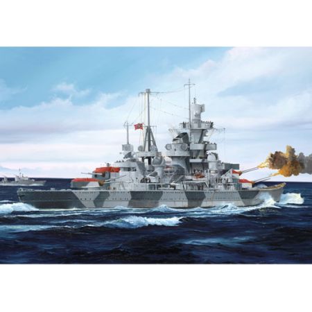 TRUMPETER 05776 Krążownik Admiral Hipper 1941 - 1:700