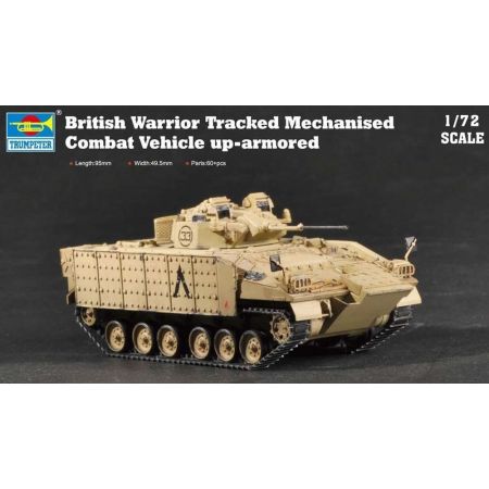 TRUMPETER 07102 Brytyjski transporter opancerzony Warrior z pancerzem - 1:72