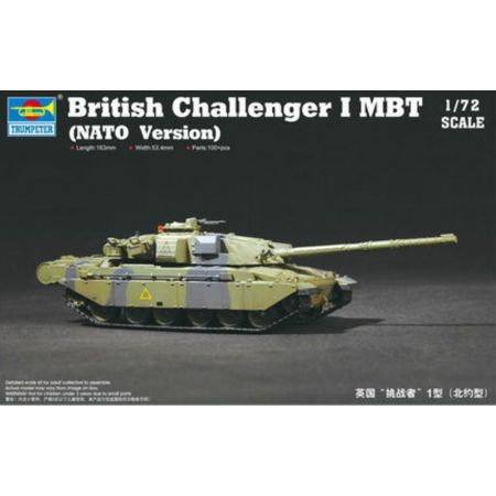 TRUMPETER 07106 British Challenger I MBT (NATO Version) - 1:72