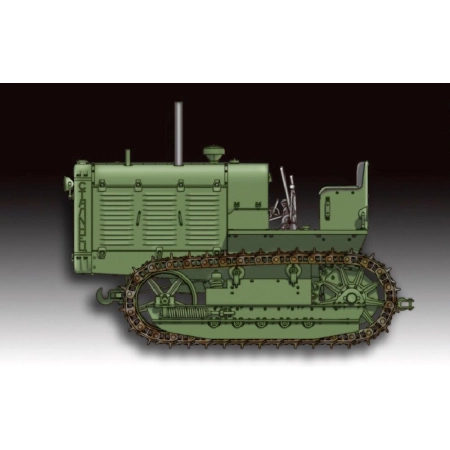 TRUMPETER 07112 Ciągnik gąsienicowy ChTZ S-65 Stalinets - 1:72