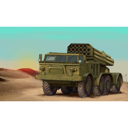 TRUMPETER 07180 Wyrzutnia 9P140 TEL z pociskami 9K57 Uragan MLRS - 1:72