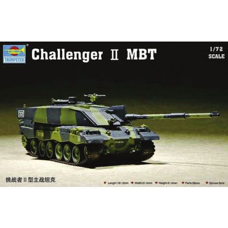 TRUMPETER 07214 Challenger 2 MBT Tank - 1:72