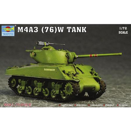 TRUMPETER 07226 M4A3 76(W) Tank - 1:72