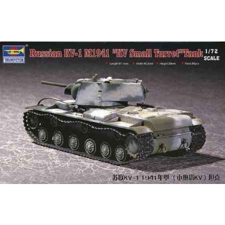 TRUMPETER 07232 KV-1 Model 1941 KV small turret tank - 1:72